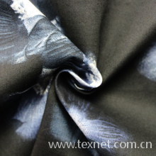 常州喜莱维纺织科技有限公司-全棉弹力府绸印花 时装面料
